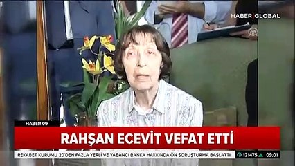 Rahşan Ecevit hayatını kaybetti