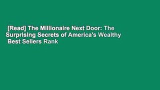 [Read] The Millionaire Next Door: The Surprising Secrets of America's Wealthy  Best Sellers Rank