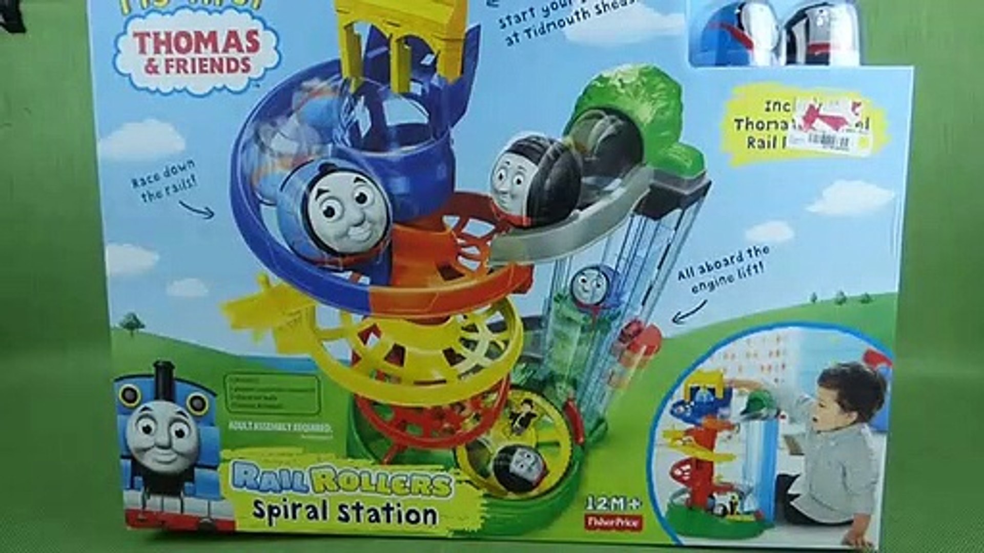 thomas rail rollers spiral station