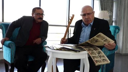 Huzurevinde kalan sanatçı Rıza Konyalı türkülerini arkadaşları için söylüyor (2)