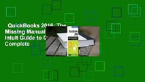 QuickBooks 2016: The Missing Manual: The Official Intuit Guide to QuickBooks 2016 Complete