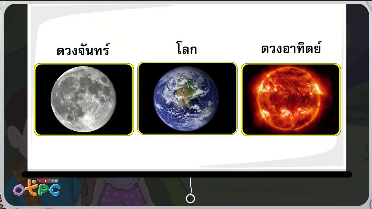 ดวงจันทร์ - วิทยาศาสตร์ ป.1