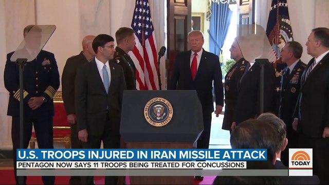 NBC: US troops were hurt in Iranian missile attack, Pentagon now says 11/7/2020