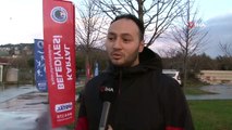 Kartallılar soğuğa aldırış etmeden sabah sporunda buluştu