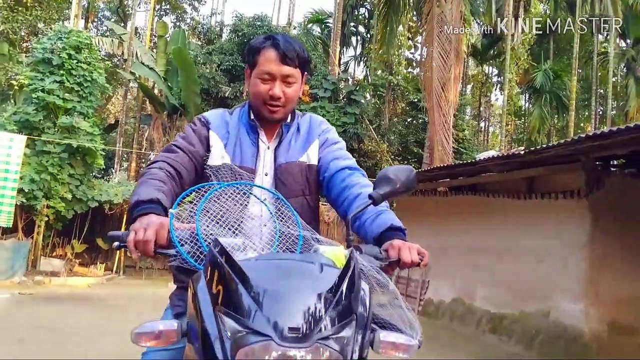 Funny##Badminton playing without net