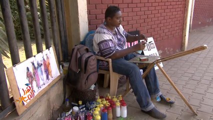 لوحات جمالية مرسومة بألوان مستخلصة من الثمار الطبيعية