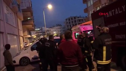 Balkonda yakılan mangal itfaiyeyi alarma geçirdi