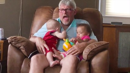 Funny Babies with Grandparents