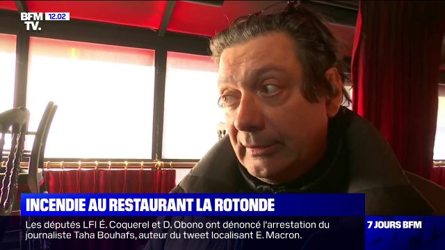 Les pompiers ne pouvaient pas rentrer, il y avait trop de fumée. Le gérant de la Rotonde témoigne après l'incendie du restaurant