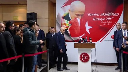 Bahçeli: "(Rahşan Ecevit'in vefatı) Türk siyasi hayatına da önemli katkıları bulunmuştur"