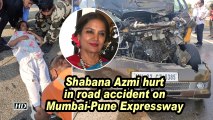 Shabana Azmi hurt in road accident on Mumbai-Pune Expressway