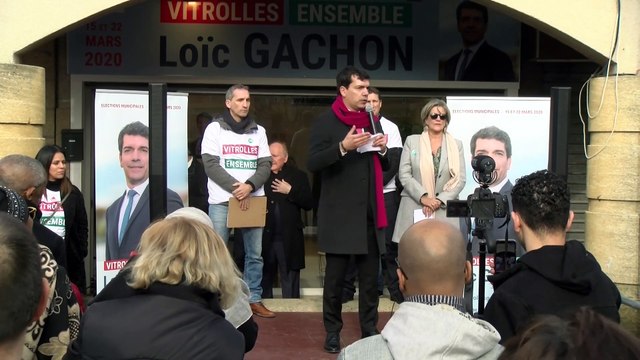 Vitrolles : inauguration du local de campagne de Loïc Gachon