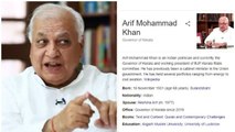 Wikipedia Says Arif Muhammed Khan Is BJP State President | Oneindia Malayalam