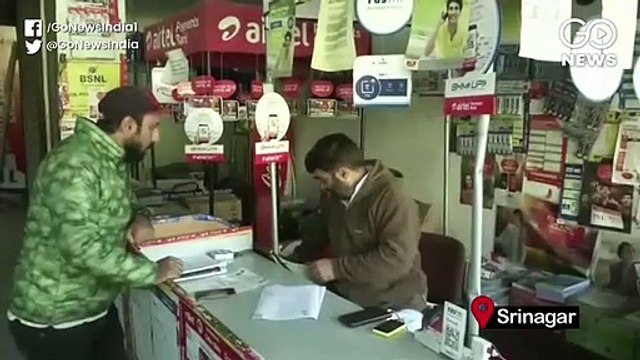 जम्मू-कश्मीर में मोबाइल सेवा शुरू लेकिन इंटरनेट 167 दिनों के बाद भी बंद