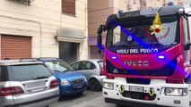Palermo - Incendio in officina nel quartiere Noce (17.01.20)