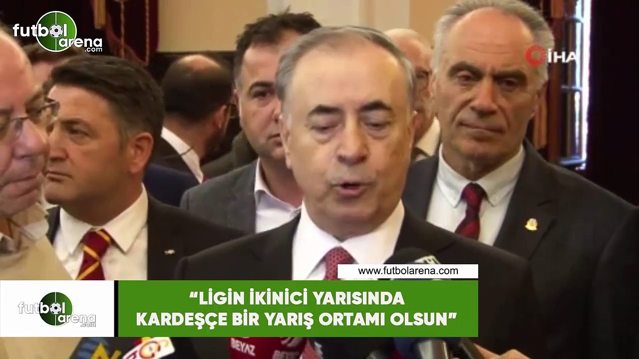 Mustafa Cengiz: "Ligin ikinci yarısında kardeşçe bir yarış ortamı olsun"