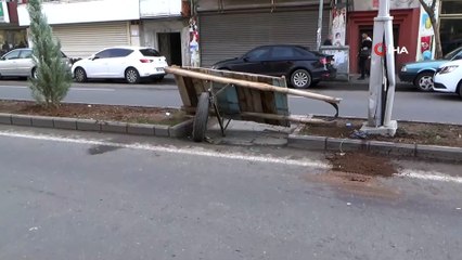 Otomobilin çarptığı el arabası sahibi hayatını kaybetti