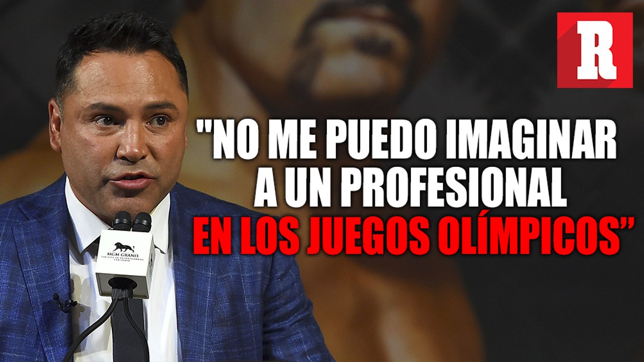 "No estoy de acuerdo que el boxeo profesional participe en Juegos Olímpicos": Oscar de la Hoya