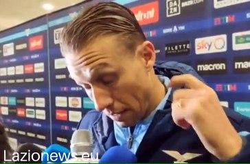 Lazio-Sampdoria, Leiva in zona mista