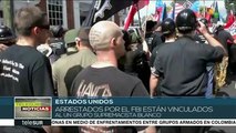 EEUU: detenidos tres supremacistas blancos en Virginia