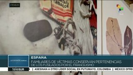 España: presentan exposición sobre objetos de víctimas del franquismo