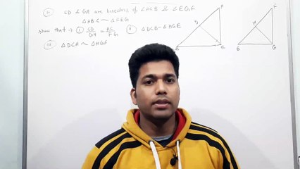 Triangle exercise 6.3 question no - 10
