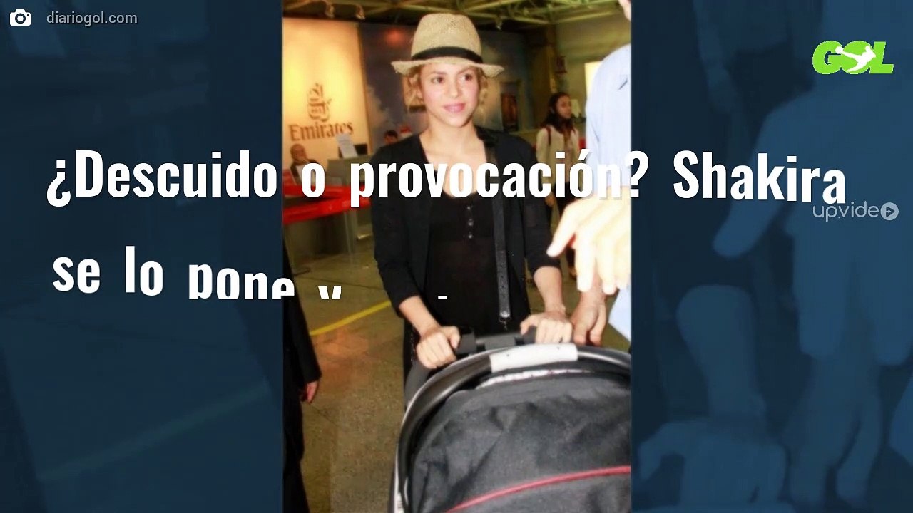 ¿Descuido o provocación? Shakira se lo pone y se le ve todo eso de ahí. ¡Atención!