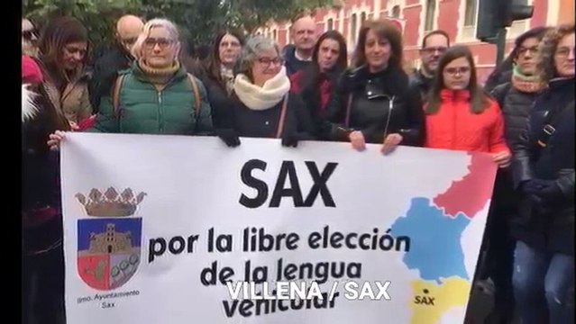 Concentraciones de Hablamos Español contra la imposición del valenciano .