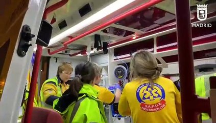 Un taxi atropella a un joven de 24 años en el Paseo de la Castellana de Madrid