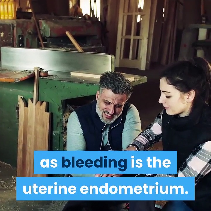 Why do menstrual cramps occur?