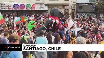 Prosegue la protesta antigovernativa in Cile