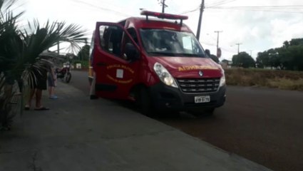 Motociclista se fere em batida no Pioneiros Catarinenses