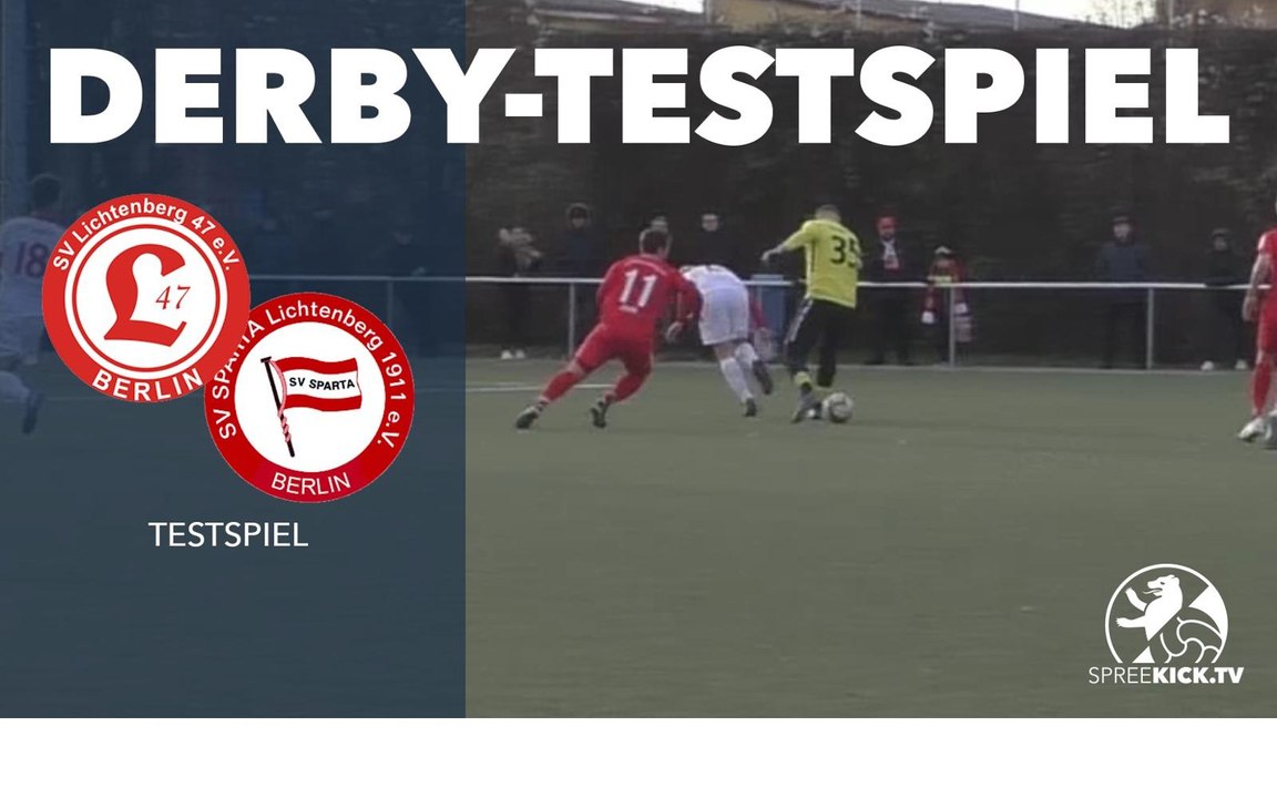 Kurioser Torwart-Patzer lässt 47 jubeln | Lichtenberg 47 - Sparta Lichtenberg (Testspiel)