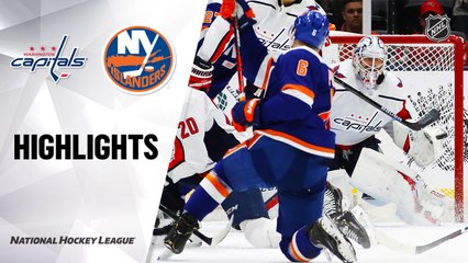 NHL Highlights | Capitals @ Islanders 01/18/20