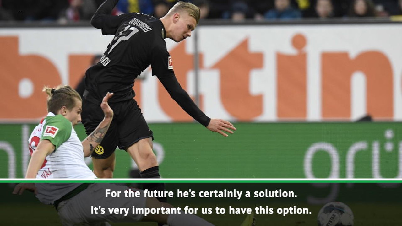 Haaland brought momentum to Dortmund - Favre