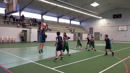 18.01.20 U09 Mini Poussins  COTEAUX DU LUY -TURSAN BASKET CHALOSSE 1e Partie