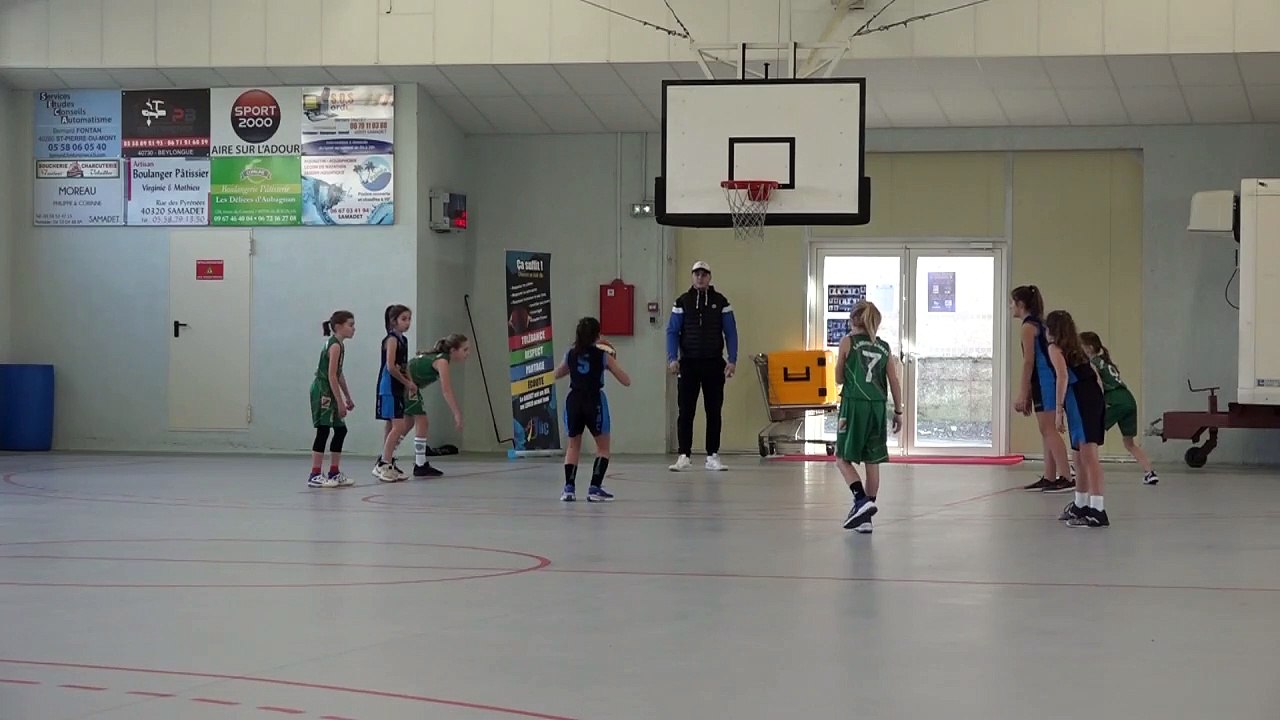 18.01.20 U11 Poussines  TURSAN BASKET CHALOSSE- LABENNE 1e Partie