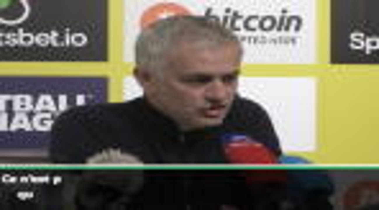 23e j. - Mourinho : "Nous avons contrôlé le match"