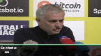 23e j. - Mourinho : "Nous avons contrôlé le match"