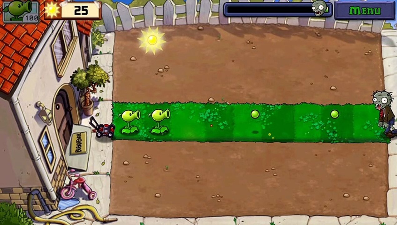 Plants Vs Zombies/Adventures Level 1