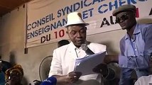 Aboubacar Soumah et Enseignants grevistes tous furieux (Assemblée Générale du SLECG°