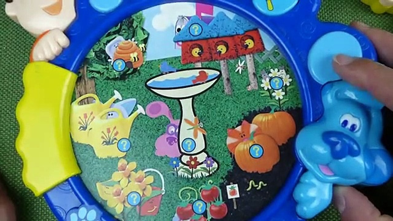 Blue's Clues Hide and Seek Garden Game Toys with Joe, Magenta, Orange Kitten, Mailbox and More-