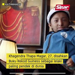 Khagendra Thapa Magar lelaki terpendek di dunia meninggal