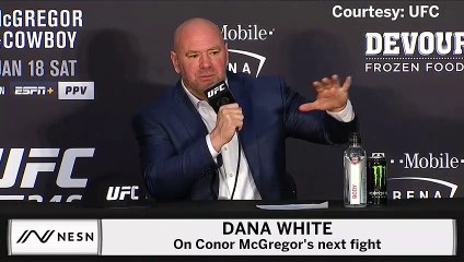 Dana White on Conor McGregor's next fight