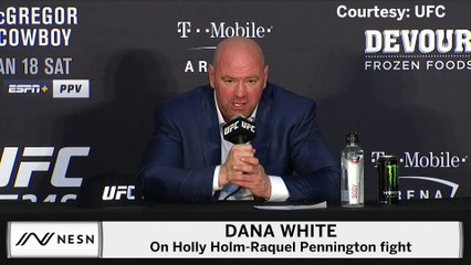 Dana White Blasts UFC 246 Ref After Holly Holm's Victory