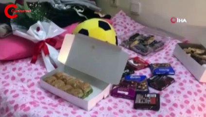 Acılı babadan yürek burkan kutlama