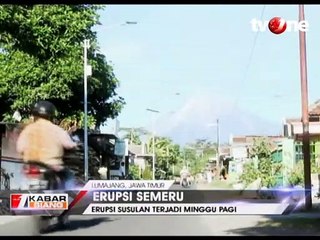 Gunung Semeru Erupsi Susulan, Ketiga dalam 3 Hari