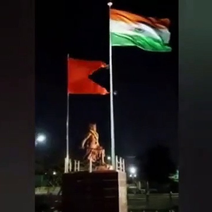 indian flag or hindu god