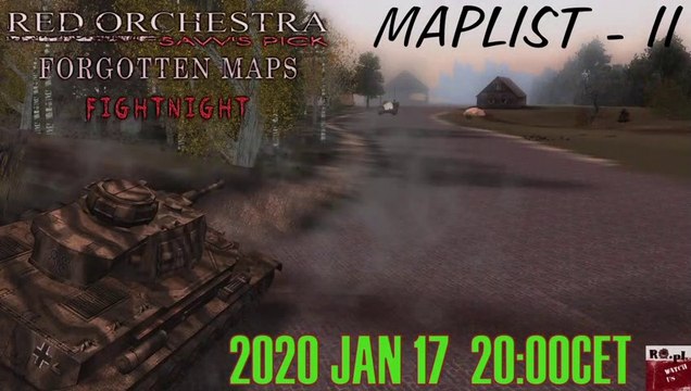 Forgotten Maps Savv's pick maplist #2 FightNight 2020 Jan 17