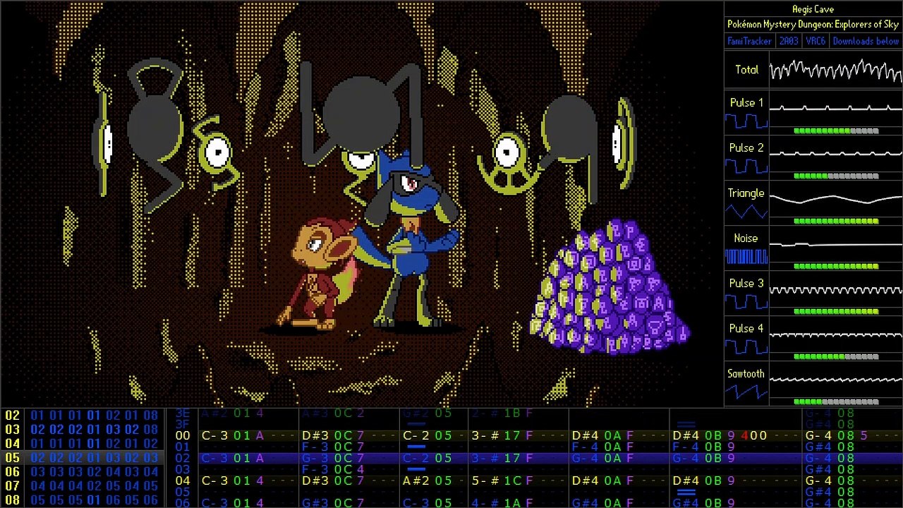 [8-Bit] Aegis Cave | Pokémon Mystery Dungeon: Explorers of Time/Darkness/Sky